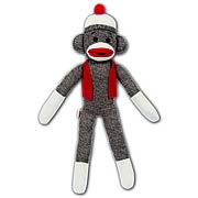 Sock Monkey 20-Inch Talking Plush